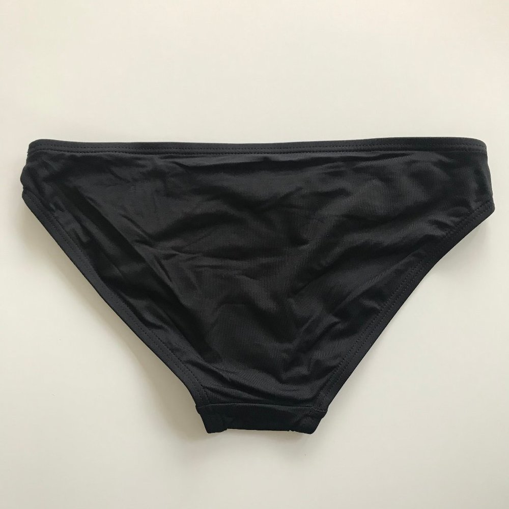 Michael Kors Solid Black Bikini Swim Bottom Xs - image 3